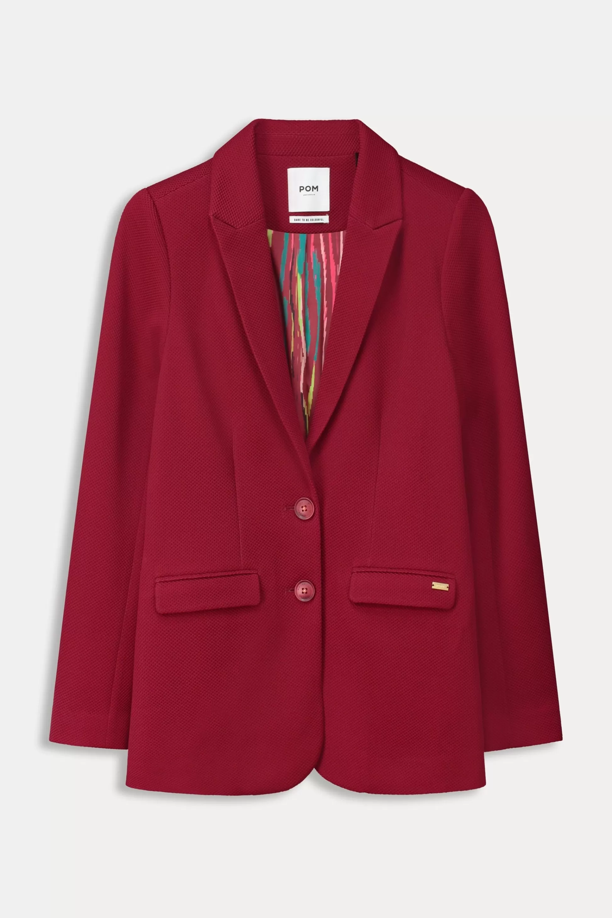 Co-Ords | Suits | POM Amsterdam BLAZER Burgundy Red