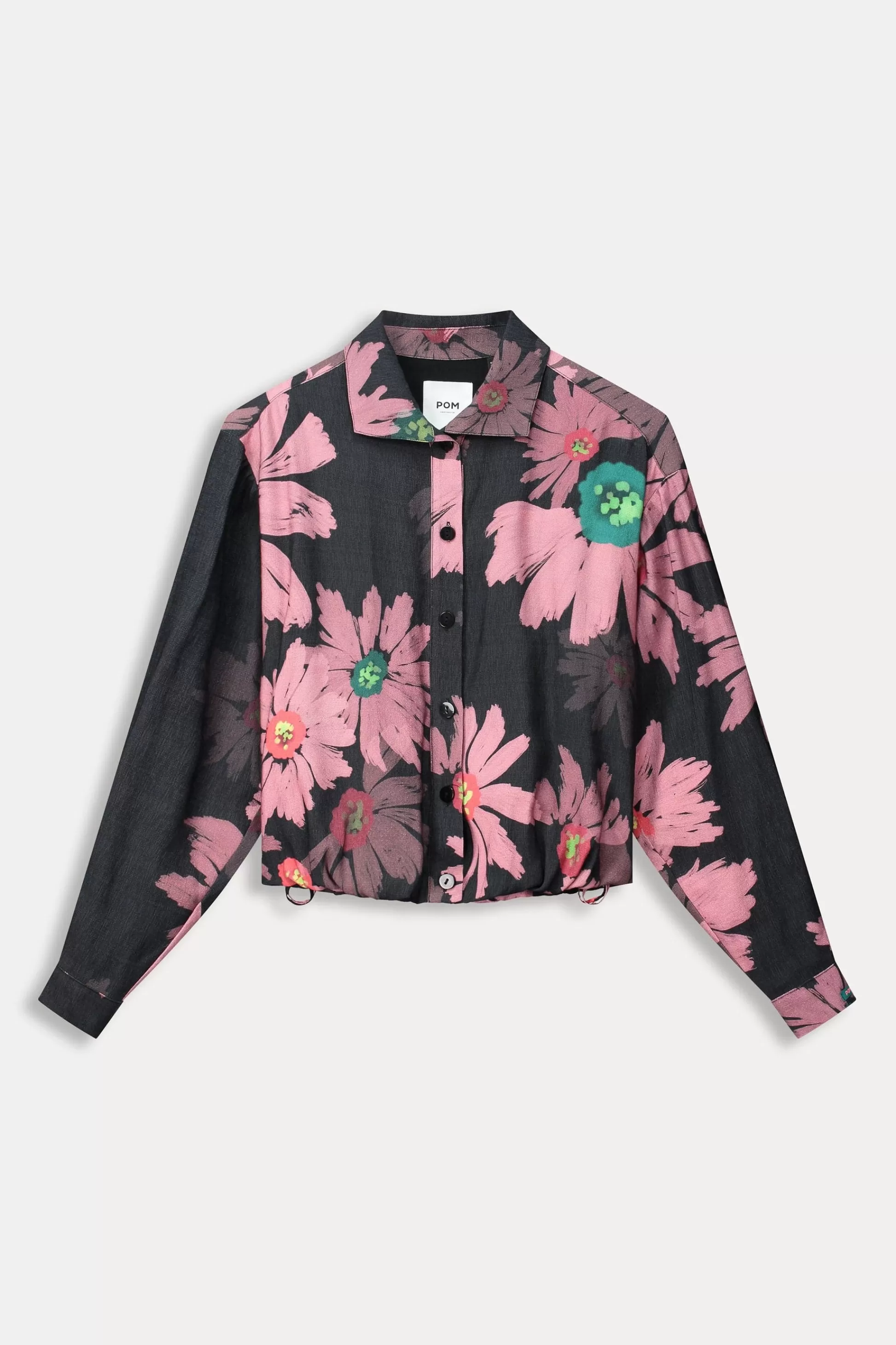 Co-Ords | Blouses | POM Amsterdam BLOUSE Big Blooming Pink