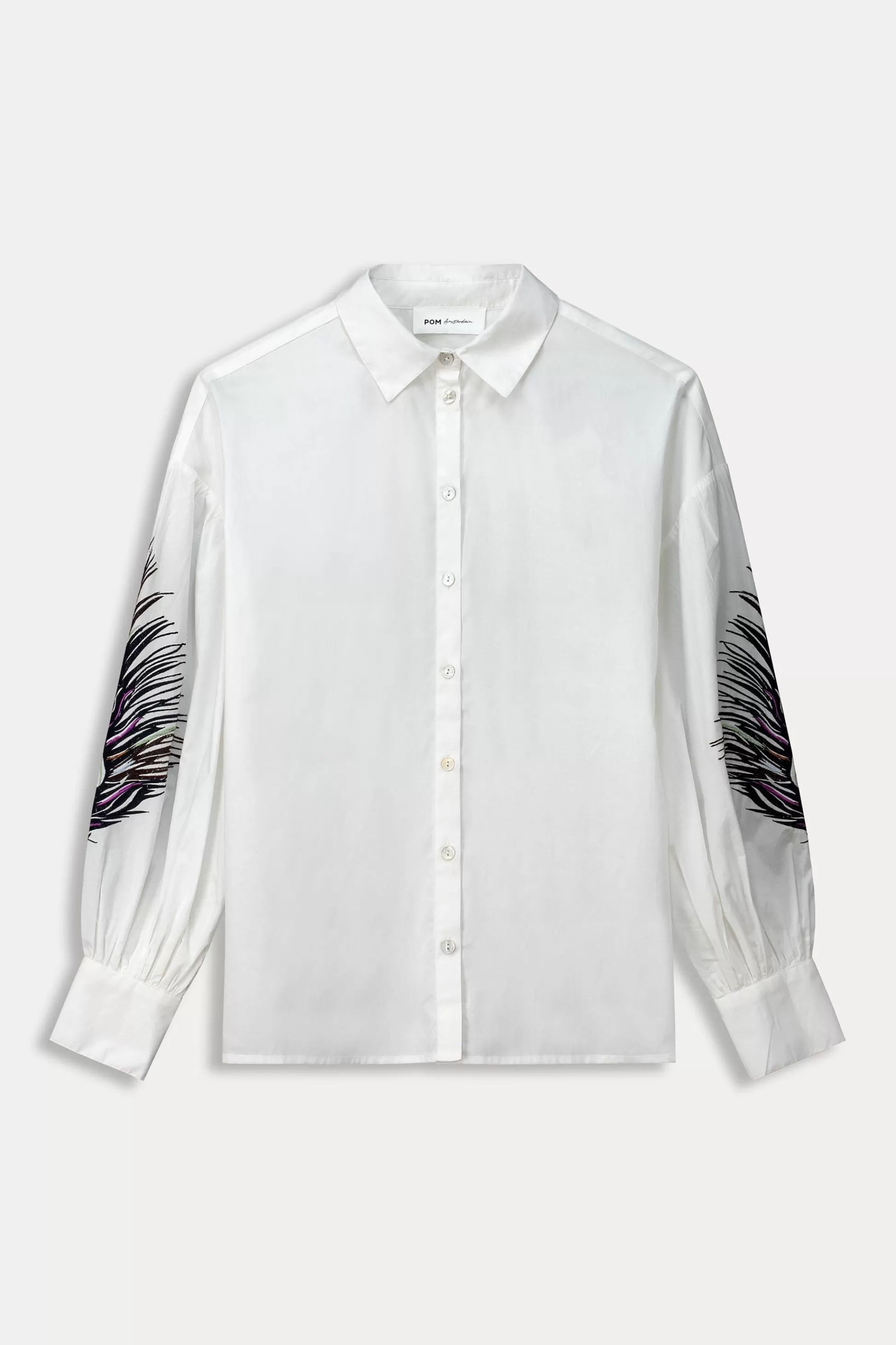 Blouses | POM Amsterdam BLOUSE Maxime Feather White