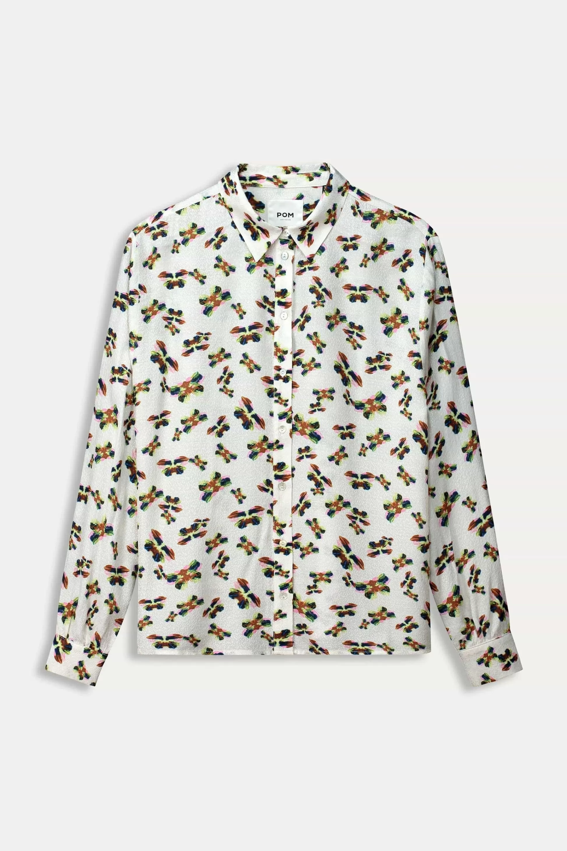 Blouses | POM Amsterdam BLOUSE Milly Butterfly Ecru