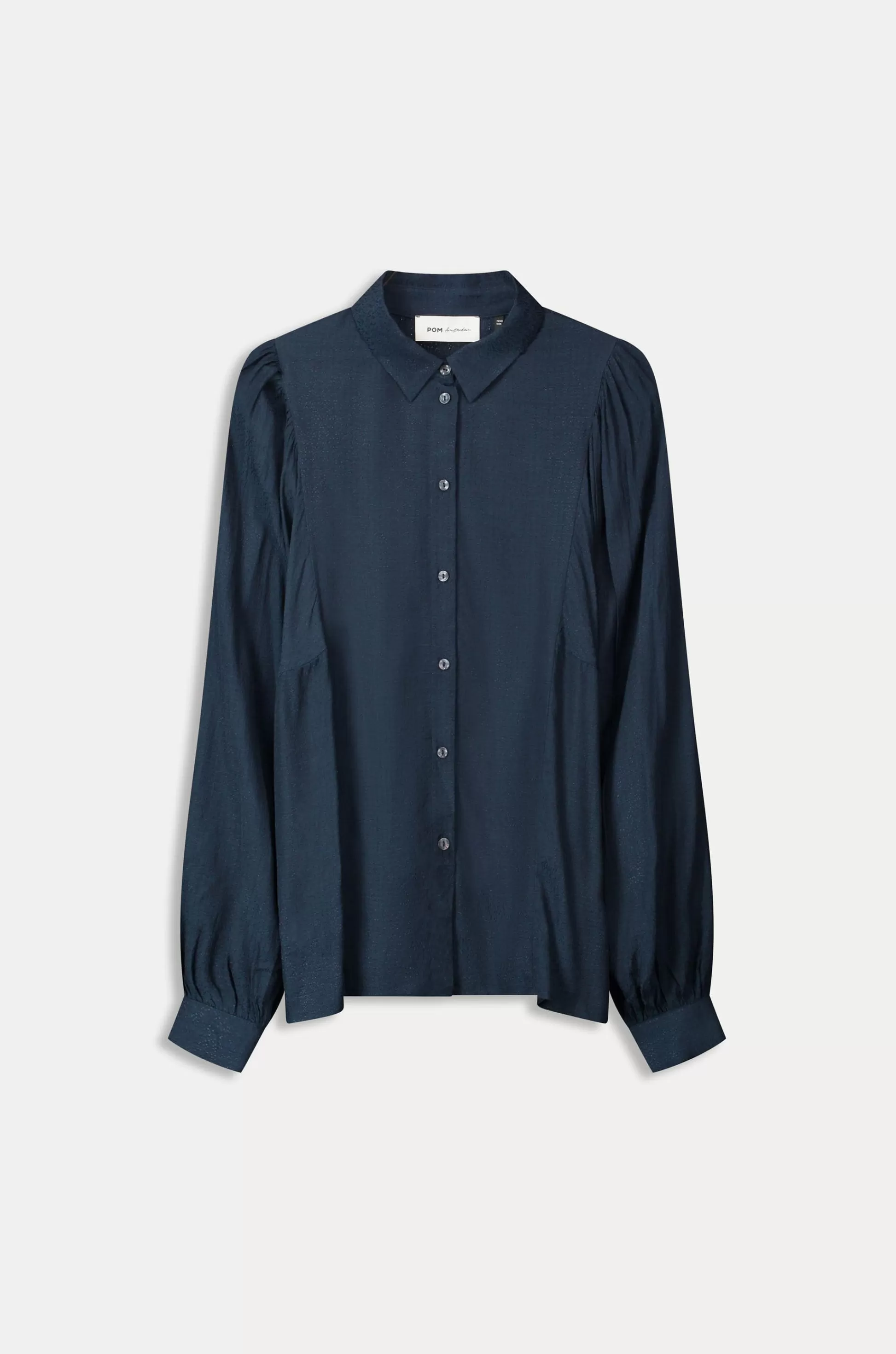 Blouses | POM Amsterdam BLOUSE Sparkle Blue