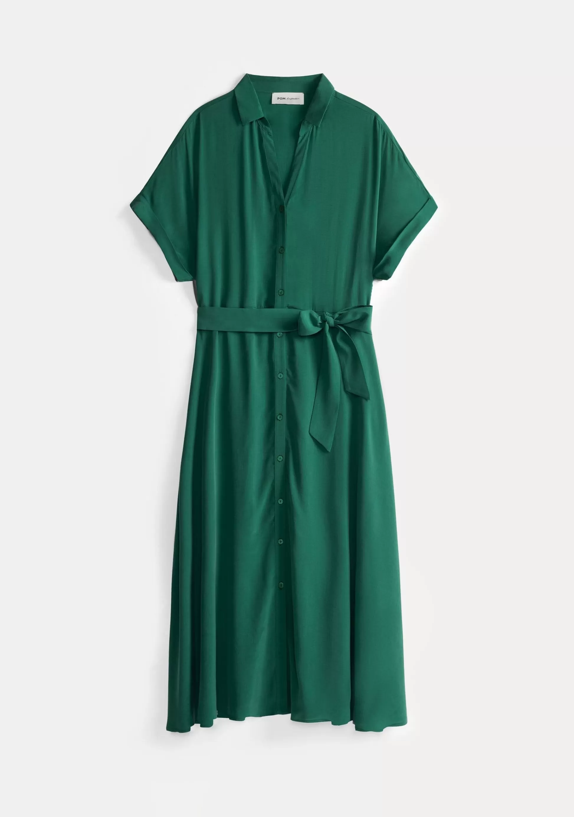 Jurken | POM Amsterdam DRESS Lynn Pacific Green