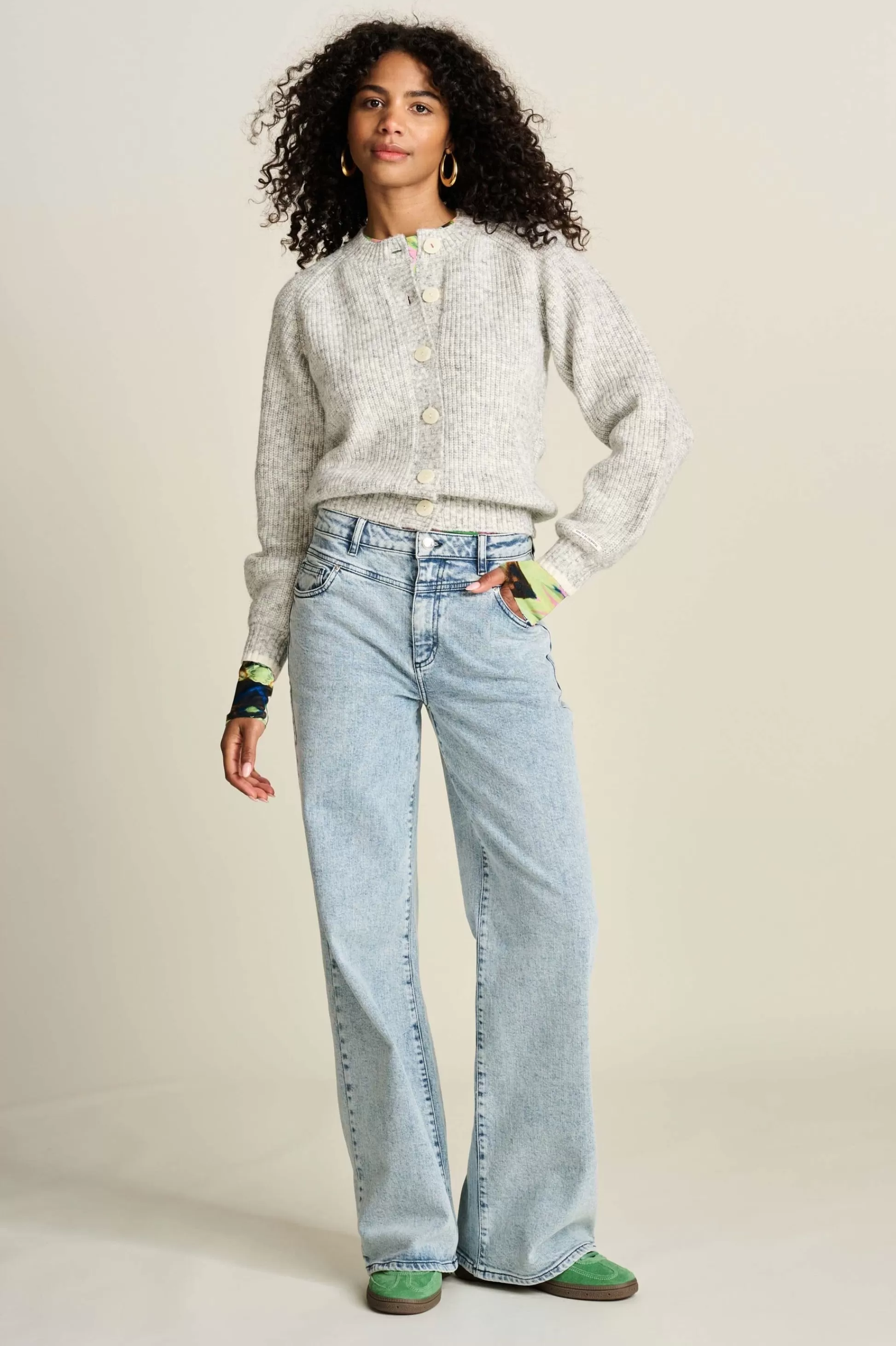 Jeans | Broeken | POM Amsterdam JEANS Wide Leg Light Blue