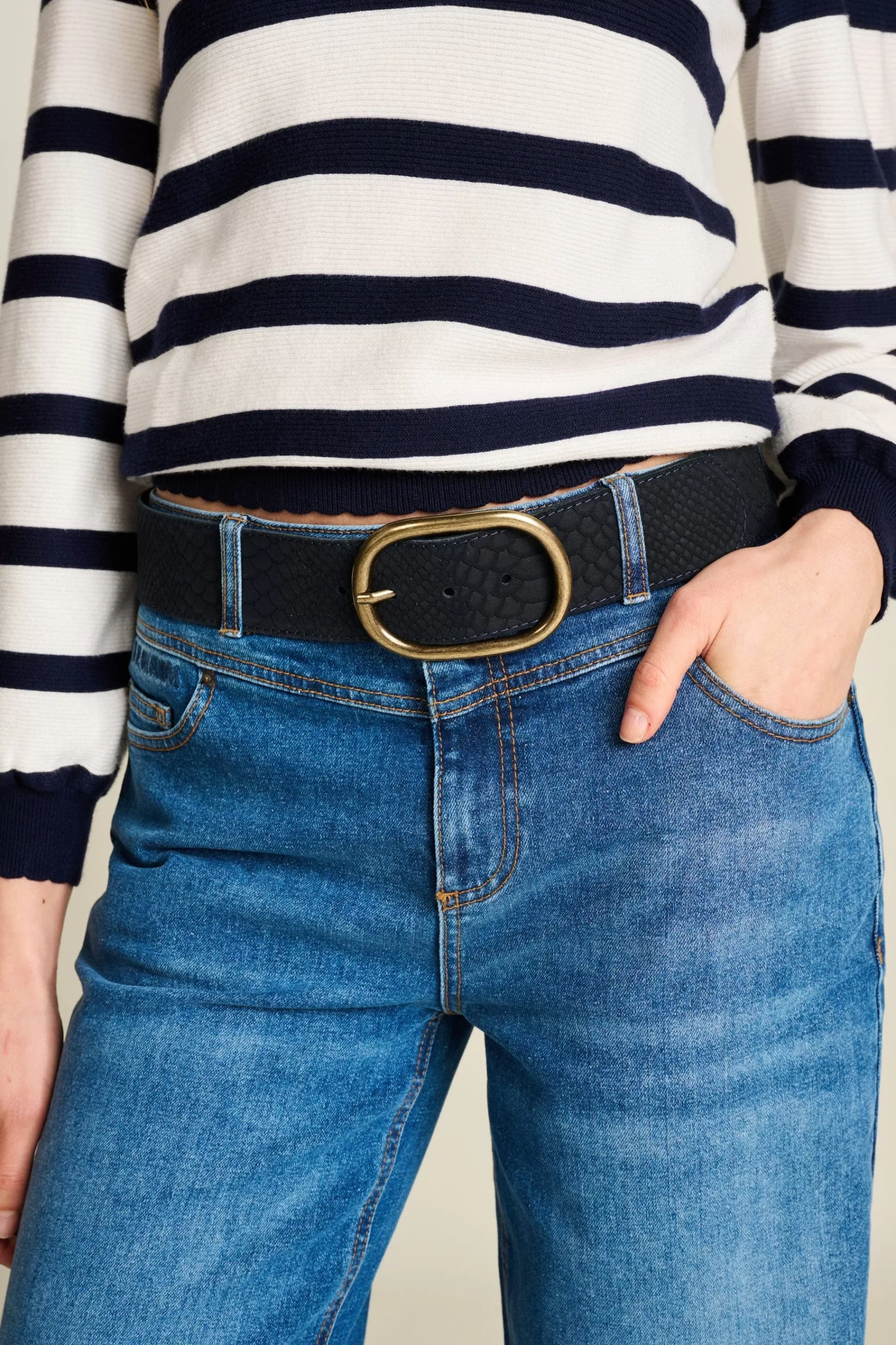 Riemen | POM Amsterdam RIEM Olivia Suede Navy