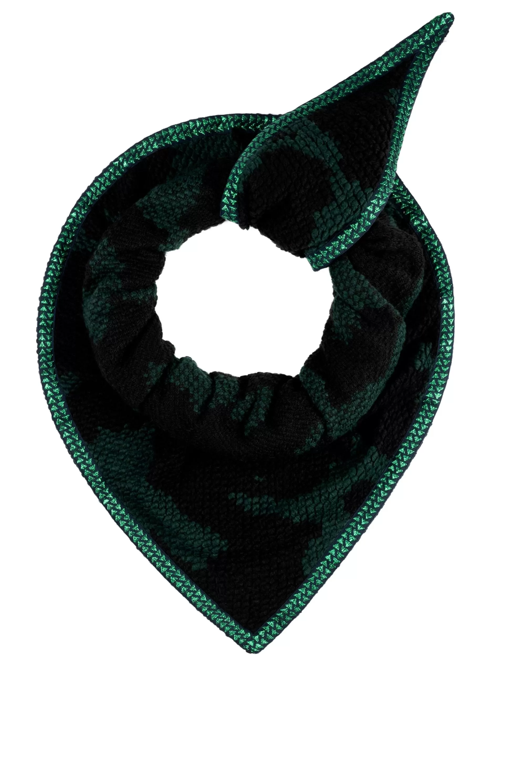 Sjaals | POM Amsterdam SJAAL Camo Green Black