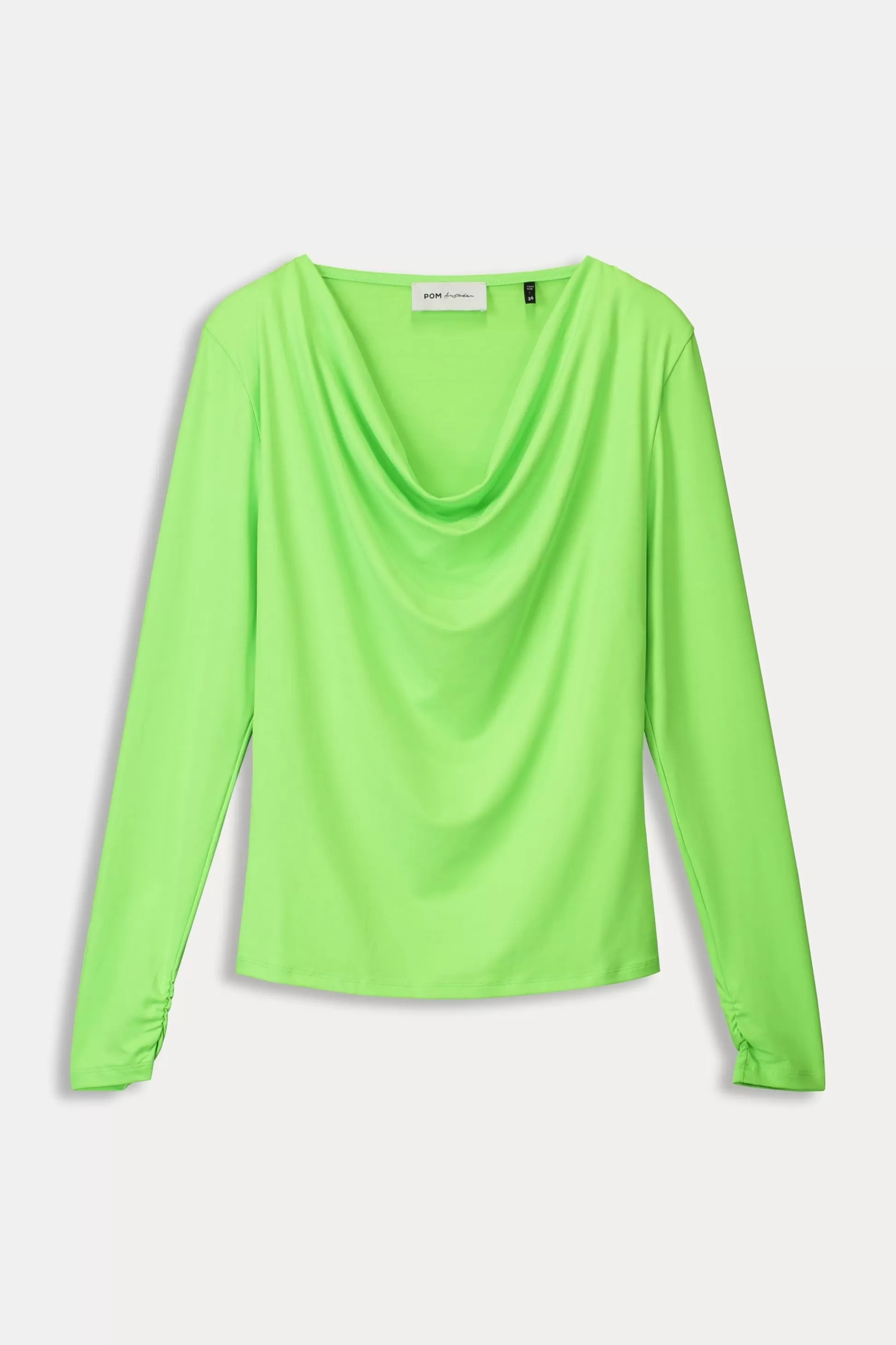 Tops & Turtlenecks | POM Amsterdam TOP Waterfall Vibrant Green