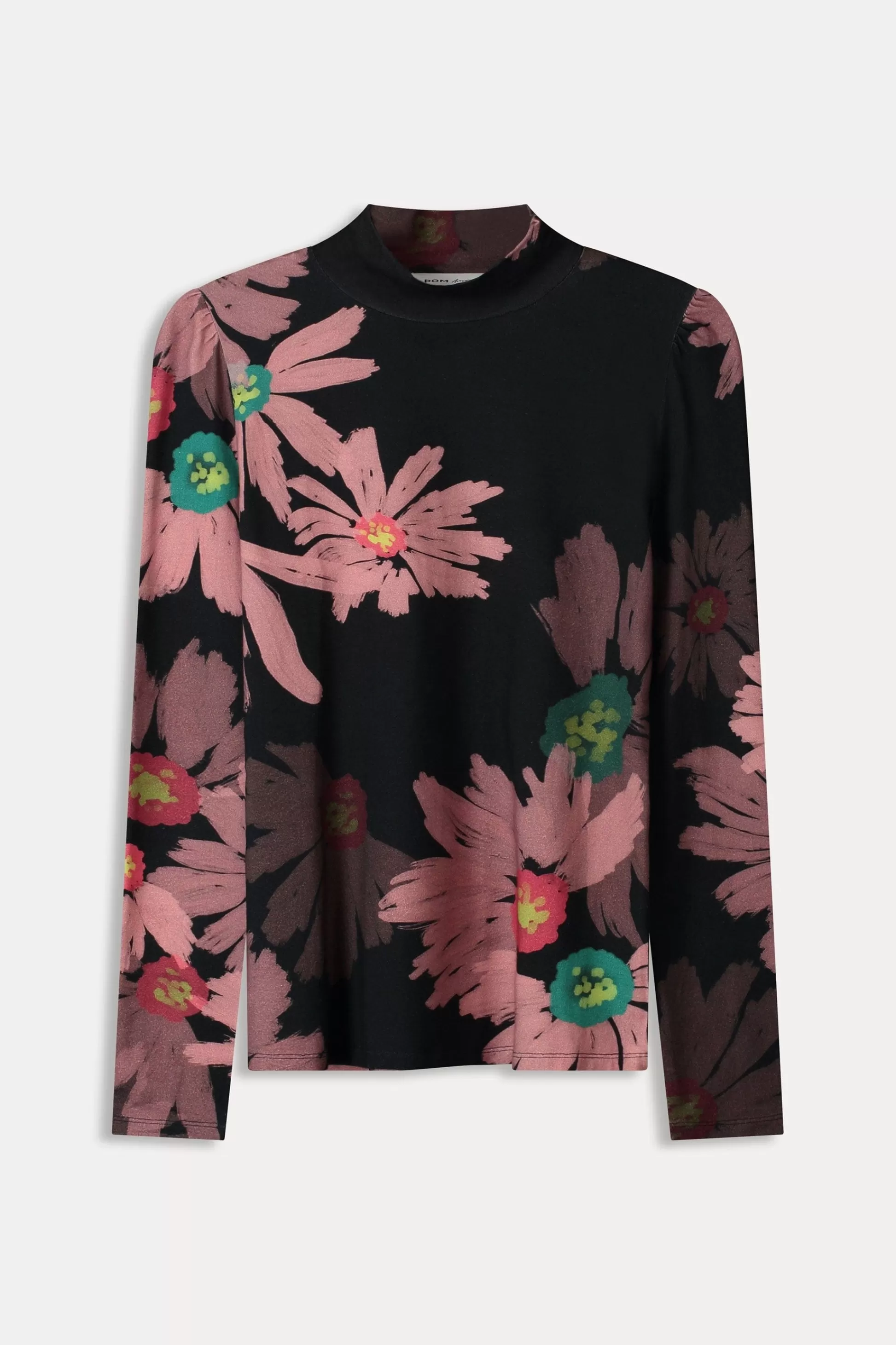 Tops & Turtlenecks | POM Amsterdam TURTLENECK Big Blooming Pink